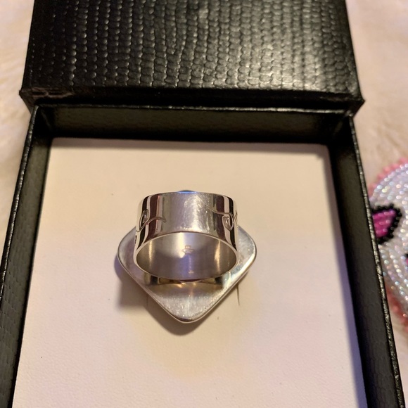 Handmade Silver & Rose Quartz Ring - Picture 6 of 7